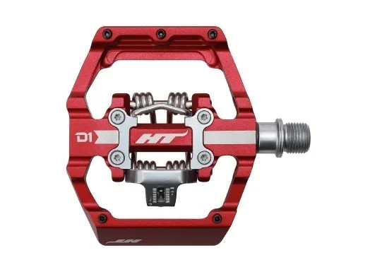 Pedale Duble HT D1 Rosu (4/4)