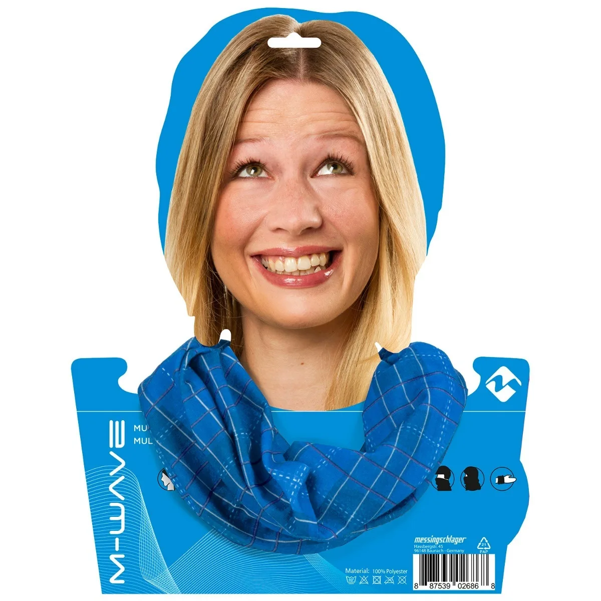 Bandana Albastru/Rosu Squared (2/3)