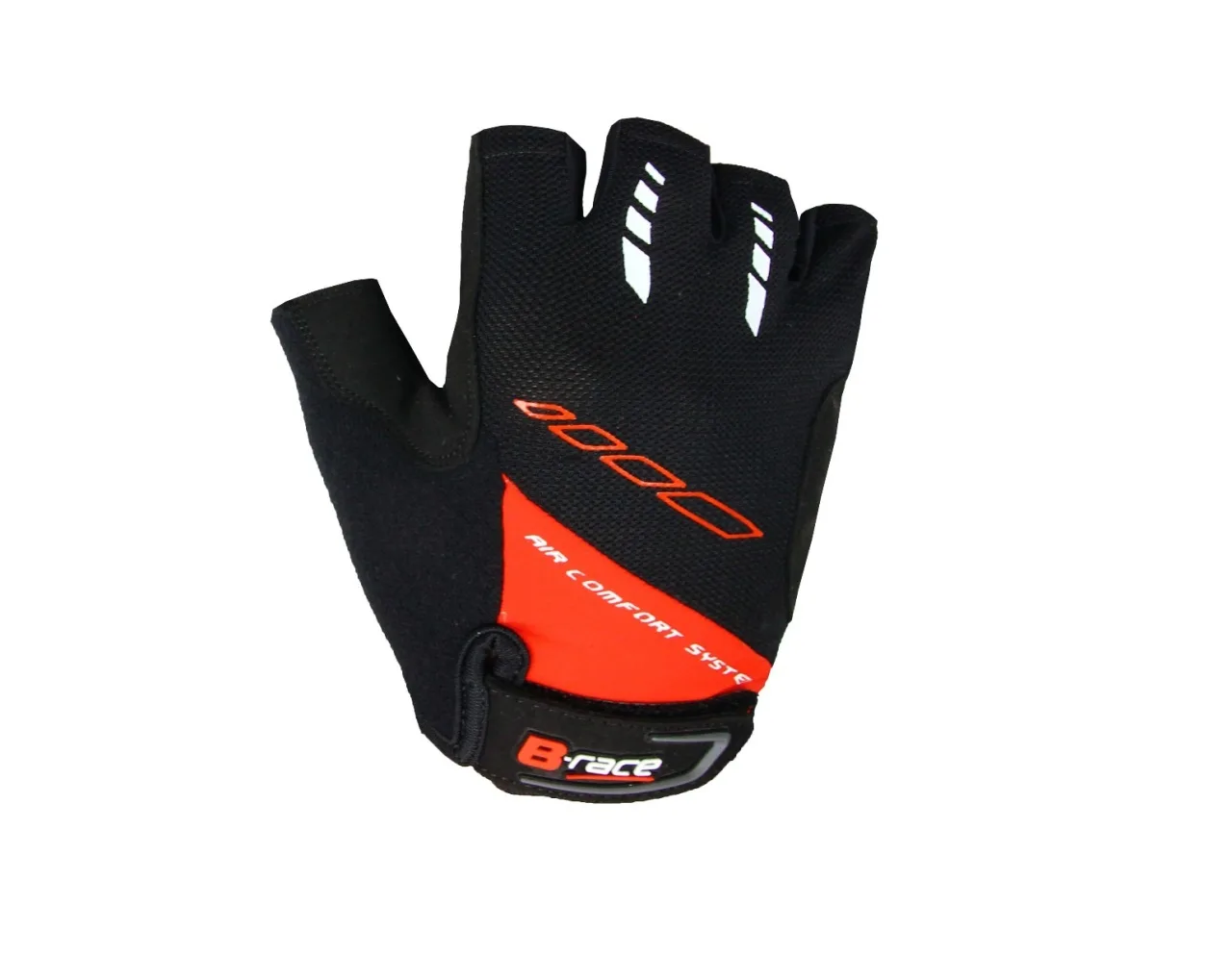 Manusi B-RACE BUMP Negru/Rosu M (1/3)