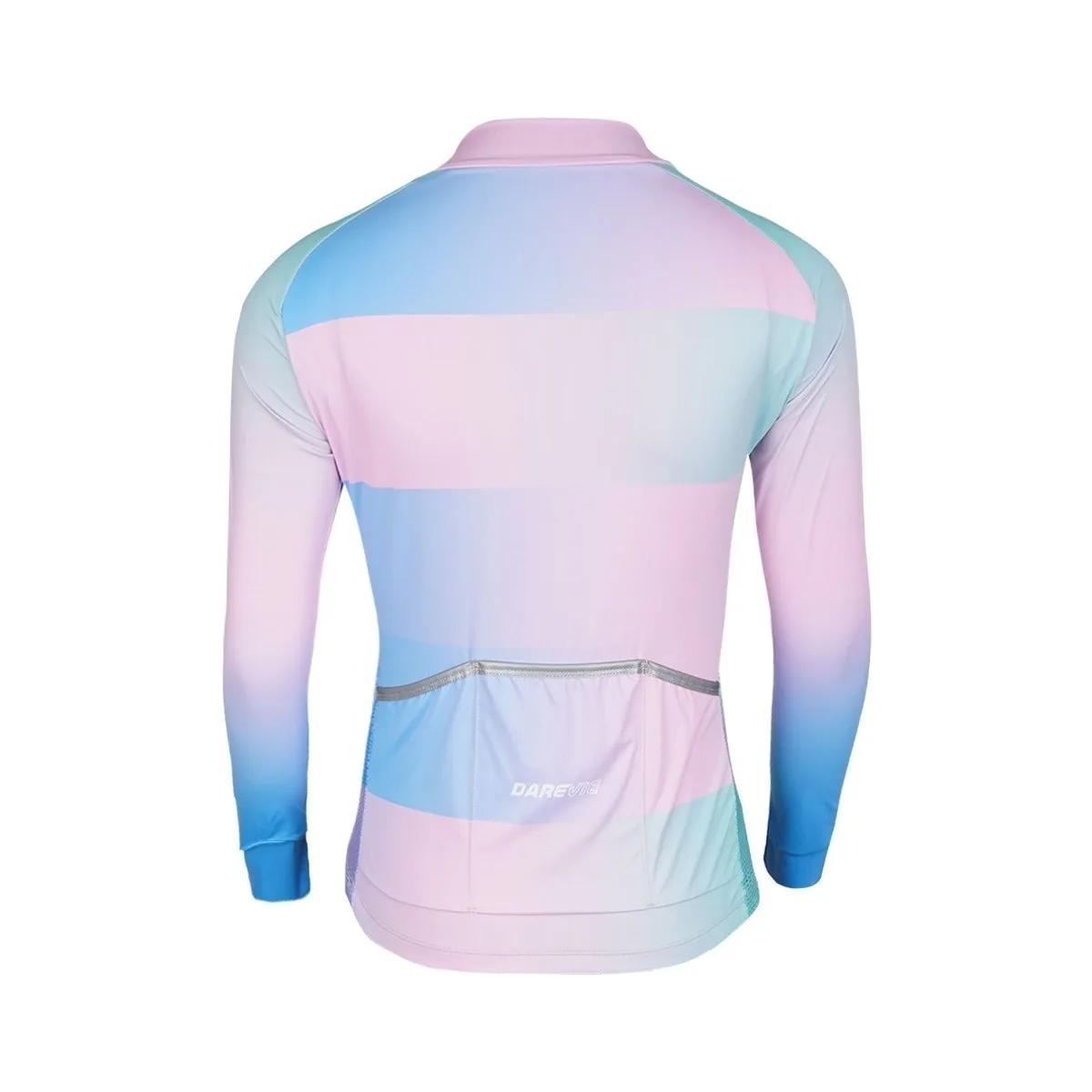 Tricou Ciclism Lady DAREVIE Albastru/Roz XL (2/4)