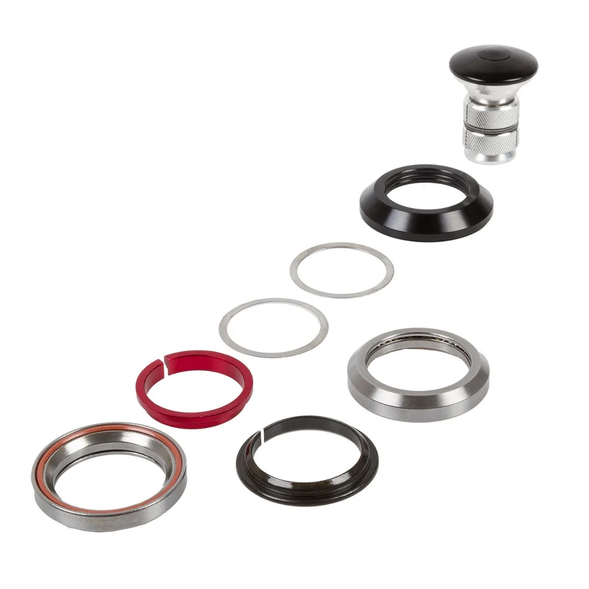 Cuveti Integrati 1.1/8 Aluminiu Negru Campagnolo (2/3)