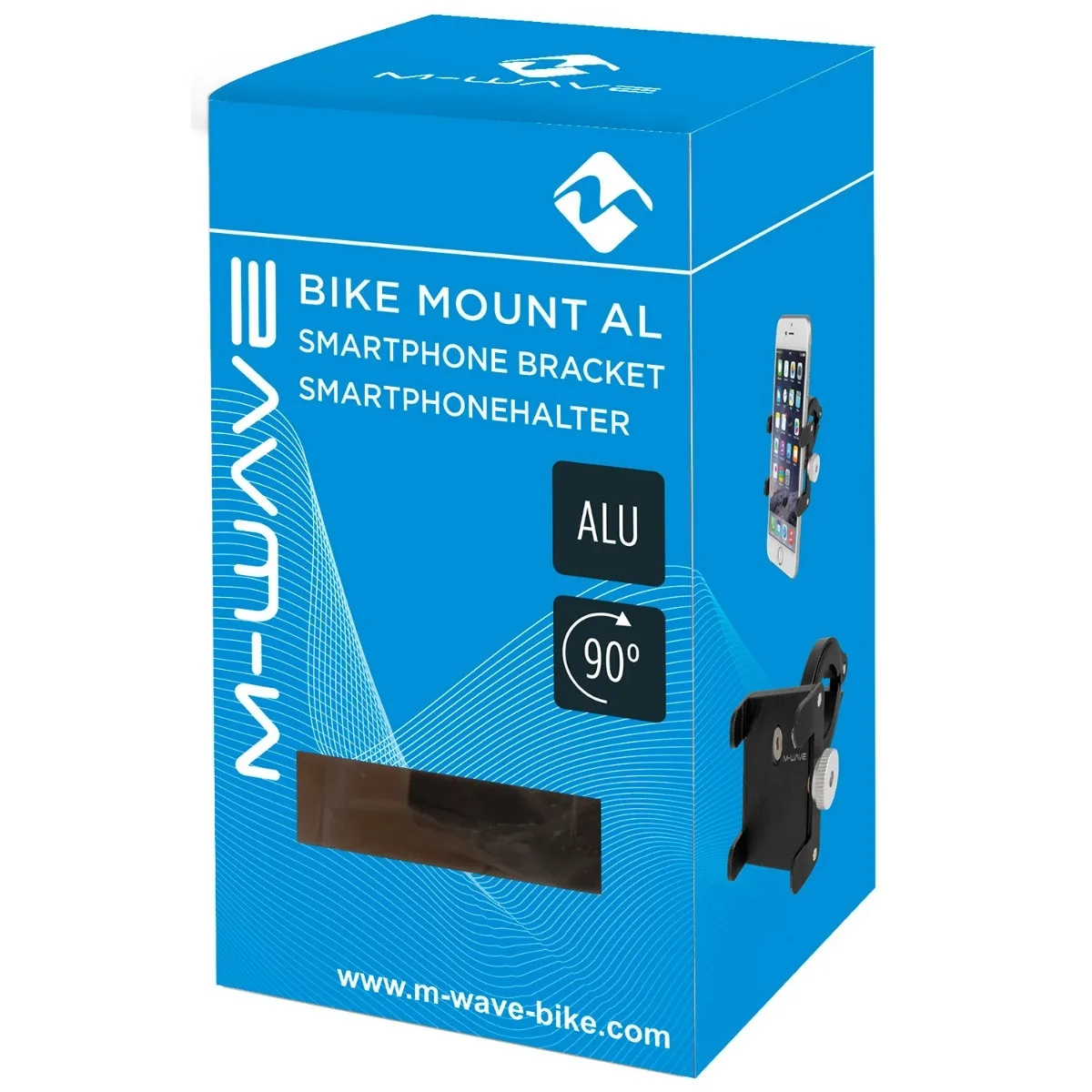 Suport Reglabil pentru Telefon Bike Mount AL 60-95 mm Aluminiu (3/3)
