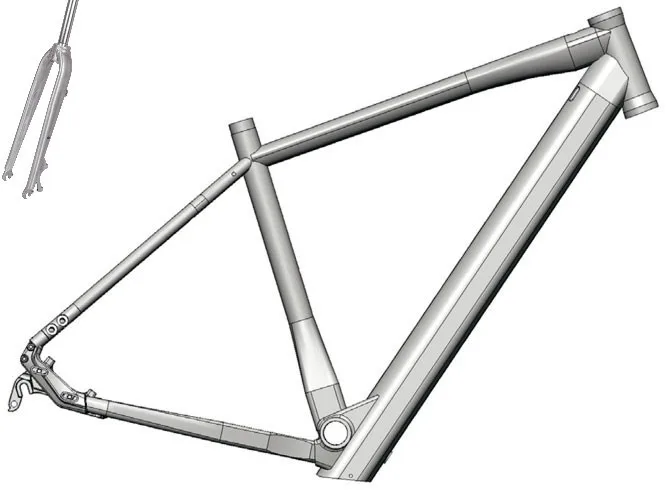 Kit E-Bike Urban-Gravel - CONCEPT H600 - M - 500 mm motor BAFANG (2/12)