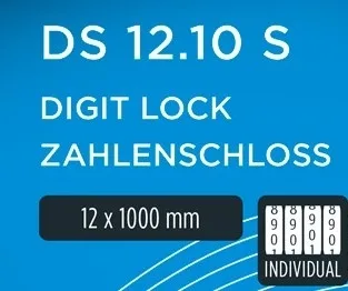 Antifurt cu Cifru DS 12.10 S Negru (3/4)