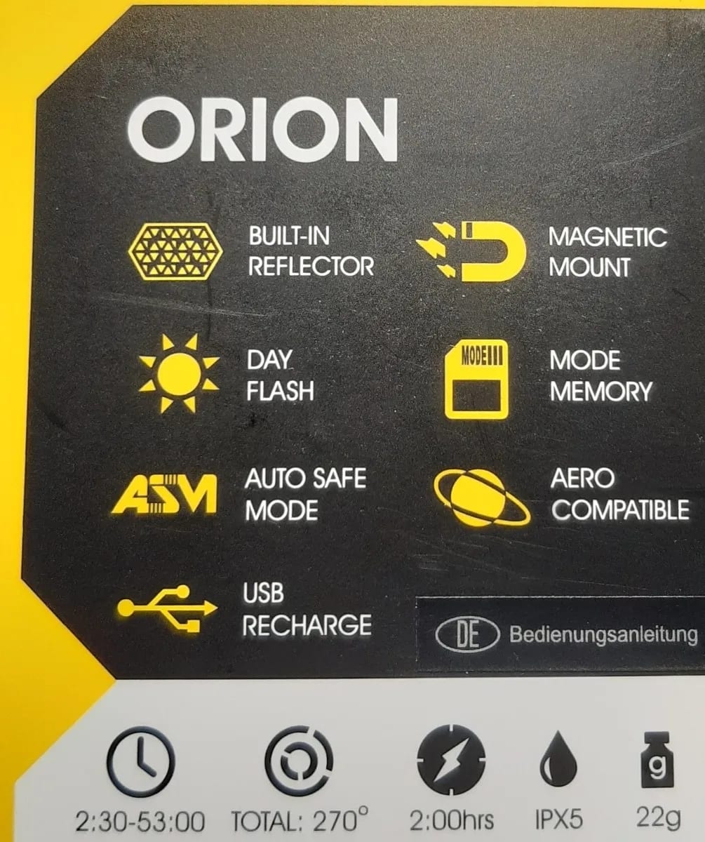 Stop Spate cu Acumulator ORION 50 Lumeni USB (6/7)