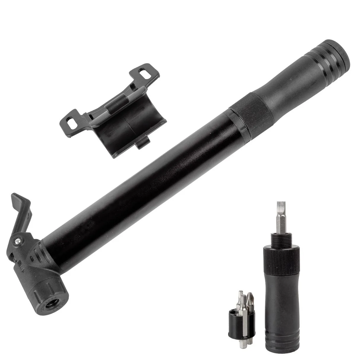 Pompa Mini CTP cu Mini Tool Negru Aluminiu (1/4)