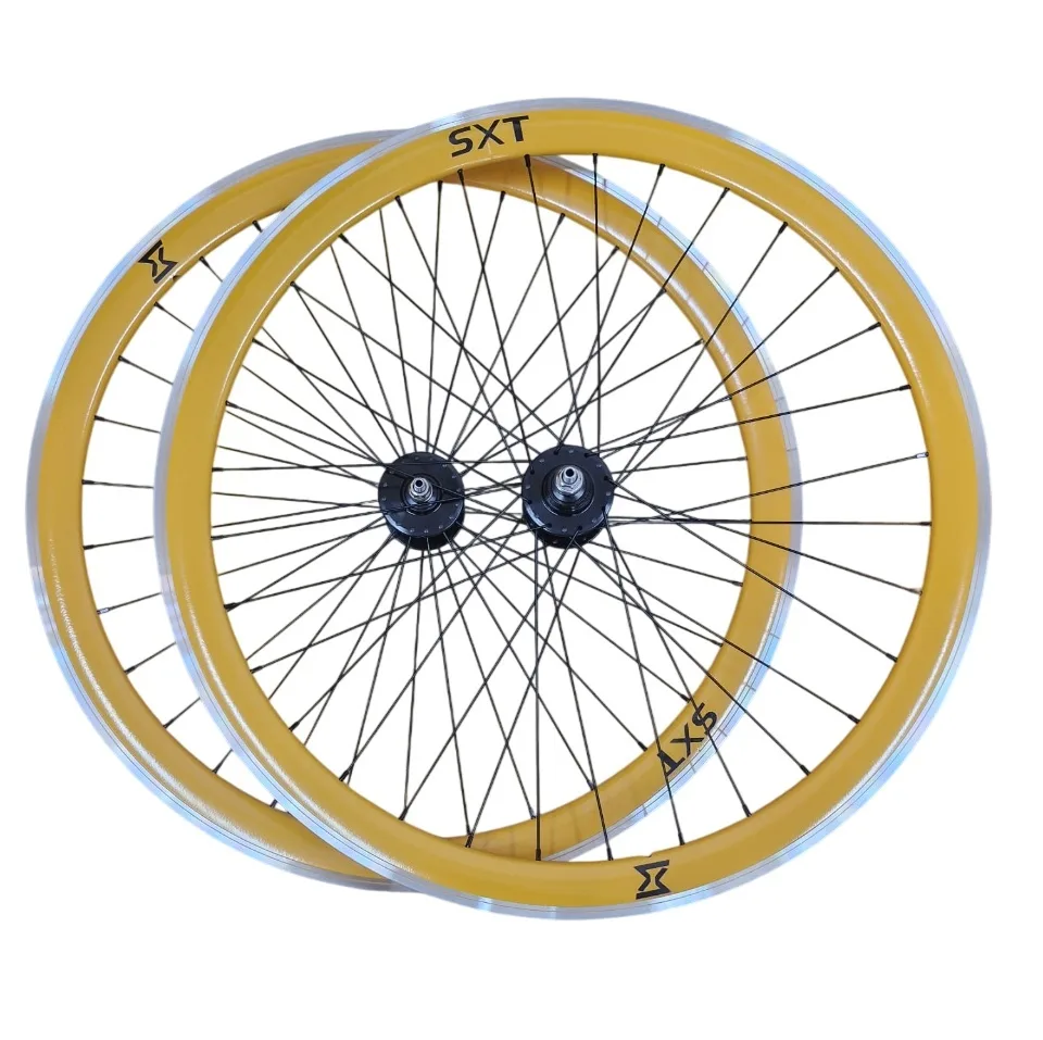 Set Roti Single Speed/Fixie 700-32H 40 mm Portocaliu (1/8)