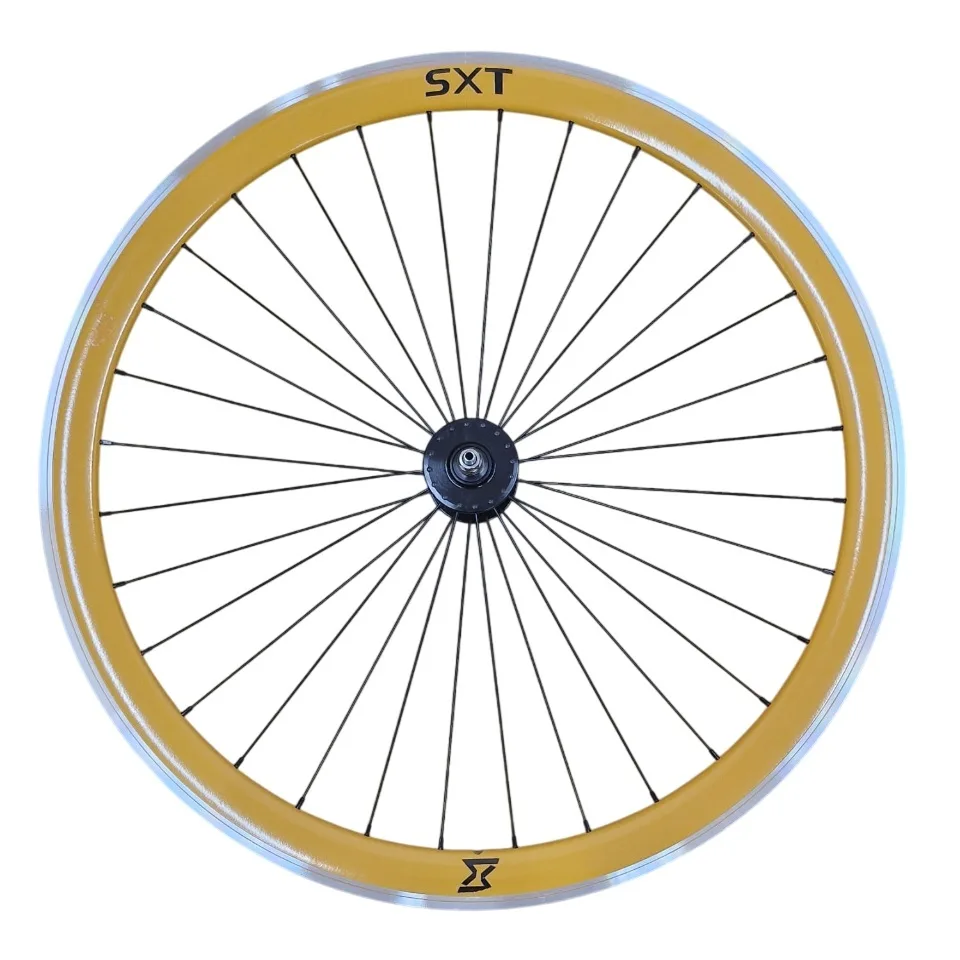 Roata Fata Single Speed/Fixie 700-32H 40 mm Portocaliu (1/7)
