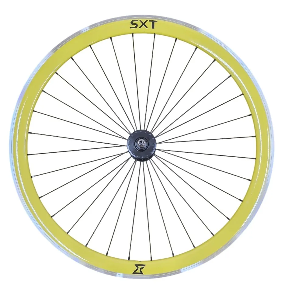 Roata Fata Single Speed/Fixie 700-32H 40 mm Galben (1/6)