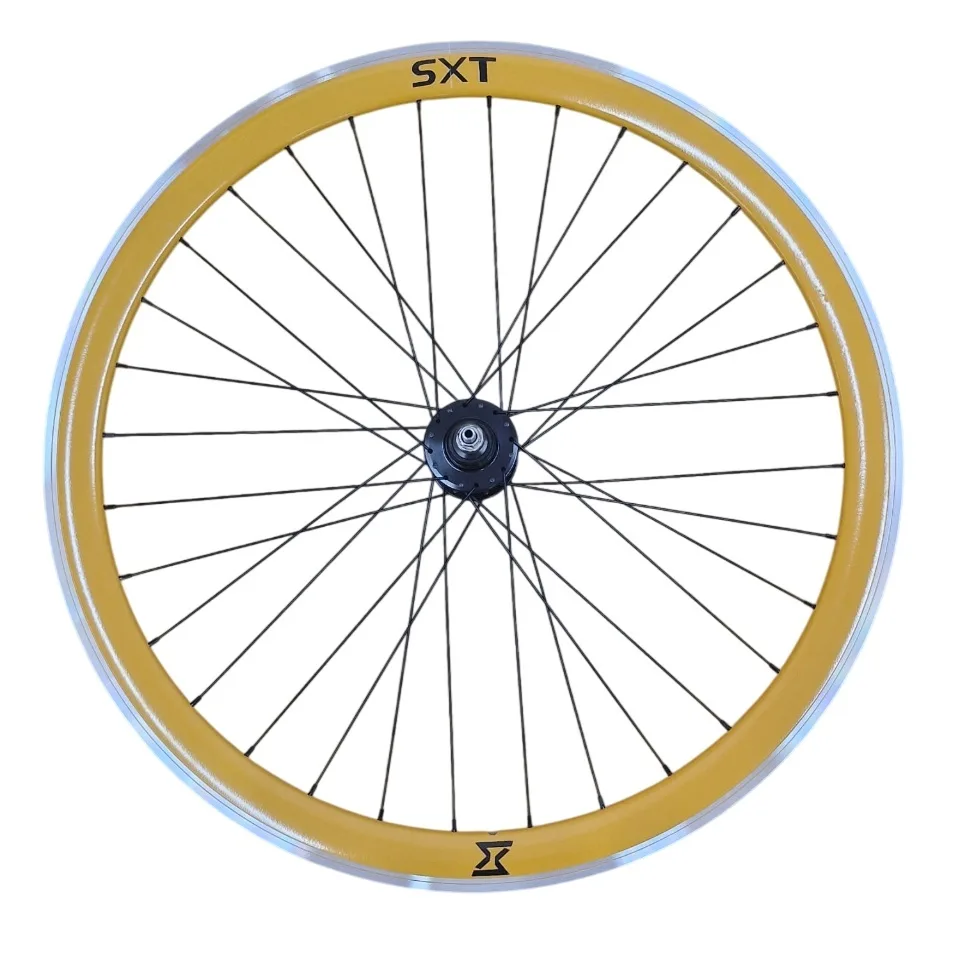 Roata Spate Single Speed/Fixie 700-32H 40 mm Portocaliu (1/6)