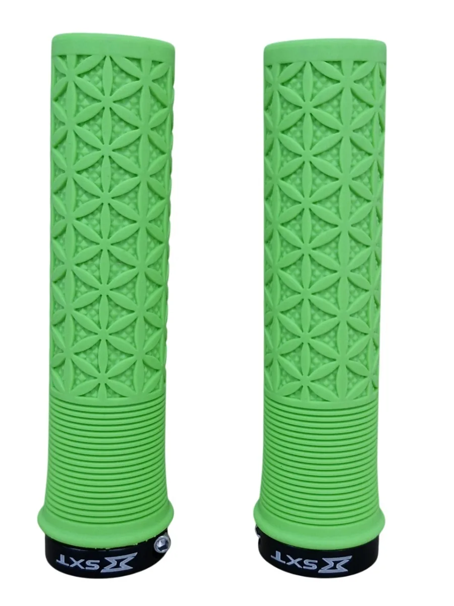 Mansoane MTB ZN-047 - 130 mm Lock-On Verde (1/4)