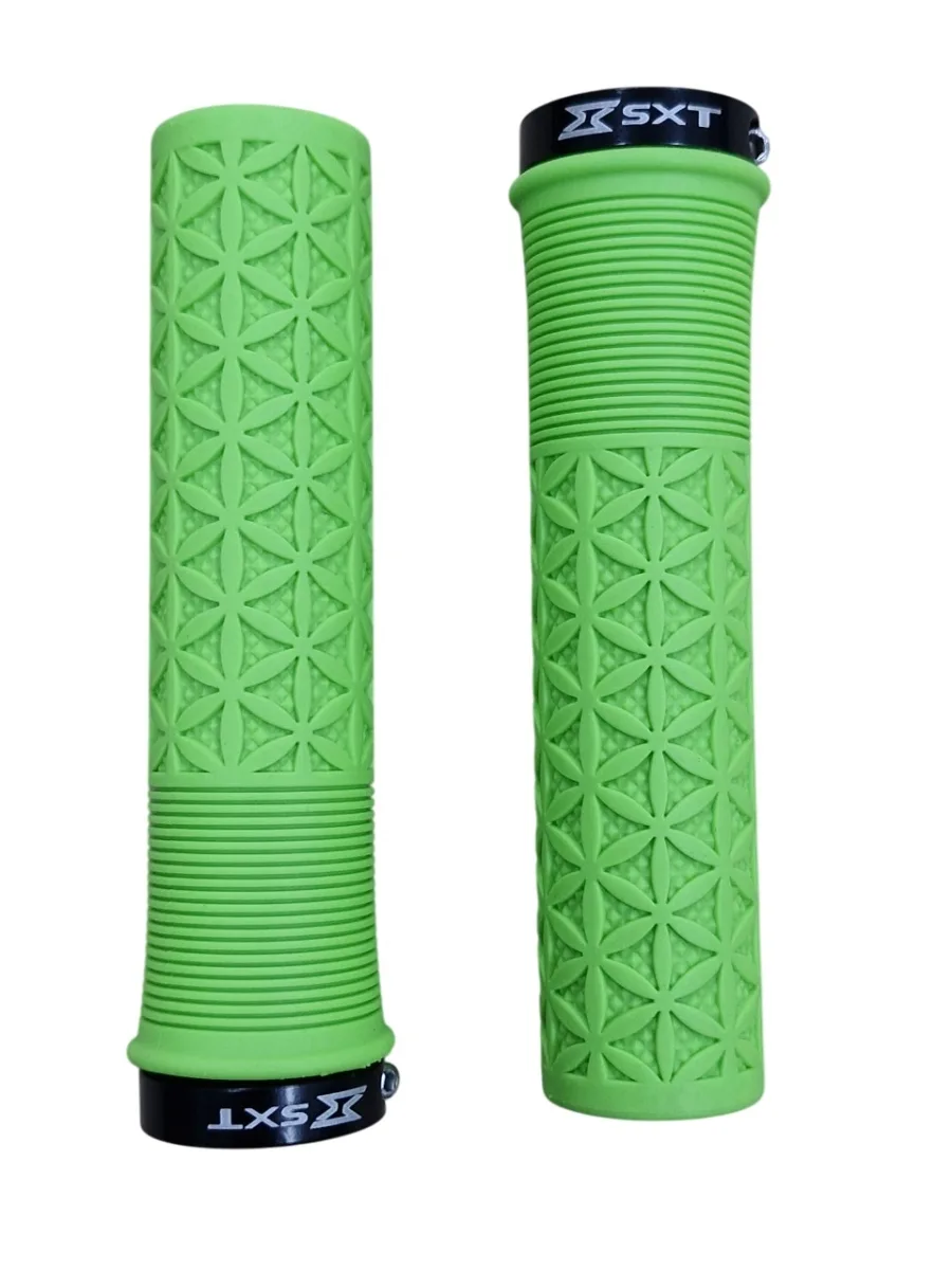 Mansoane MTB ZN-047 - 130 mm Lock-On Verde (3/4)