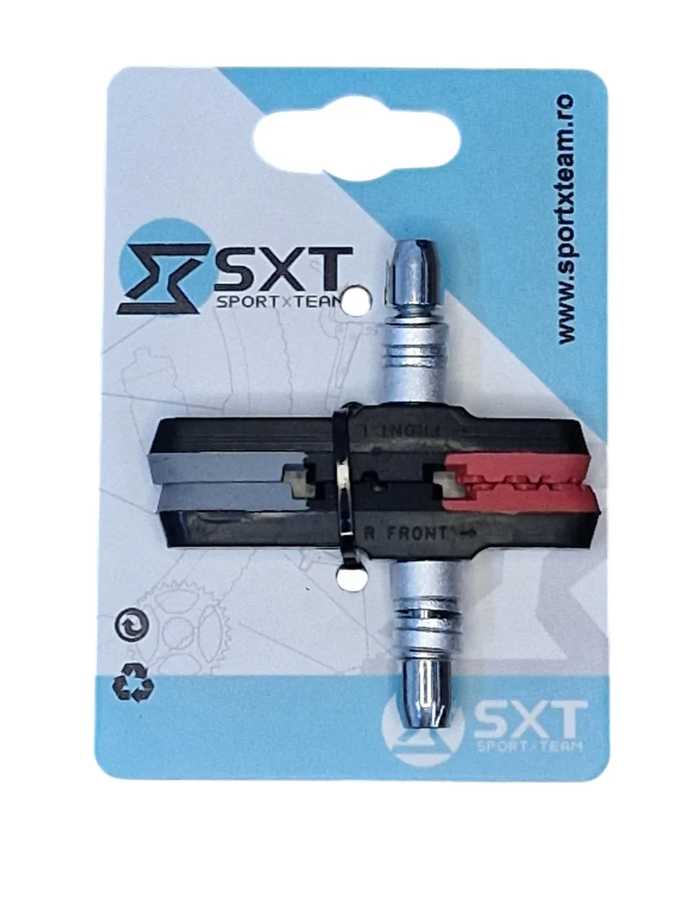 Saboti Frana 3 Culori 70 mm Negru/Grey/Rosu (2/3)