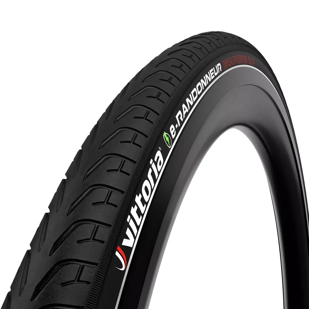 Anvelopa e-RANDONNEUR 700 x 48C(50-622) Rigid Reflectorizant Negru - Maro