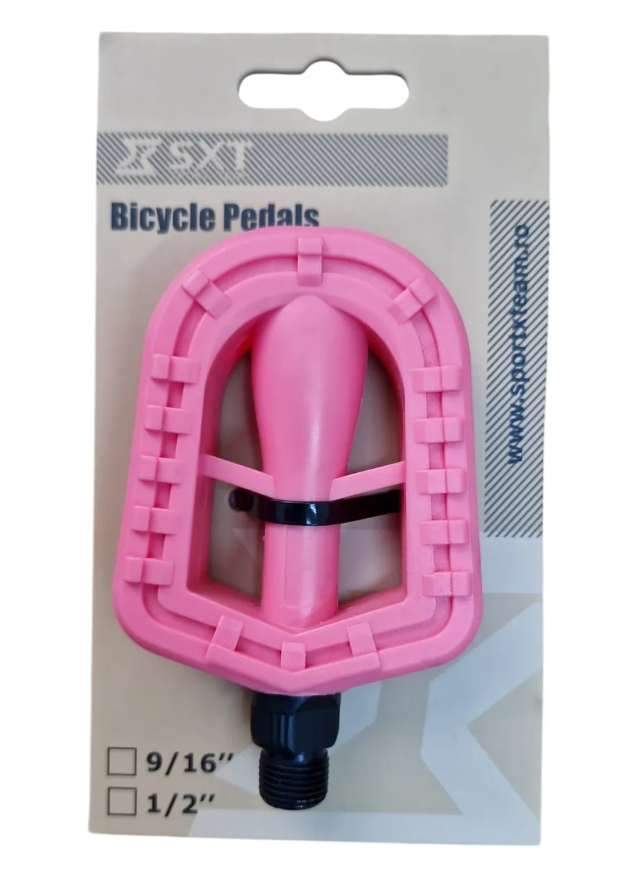 Pedale Plastic 24X Ax 9/16" Roz (2/2)