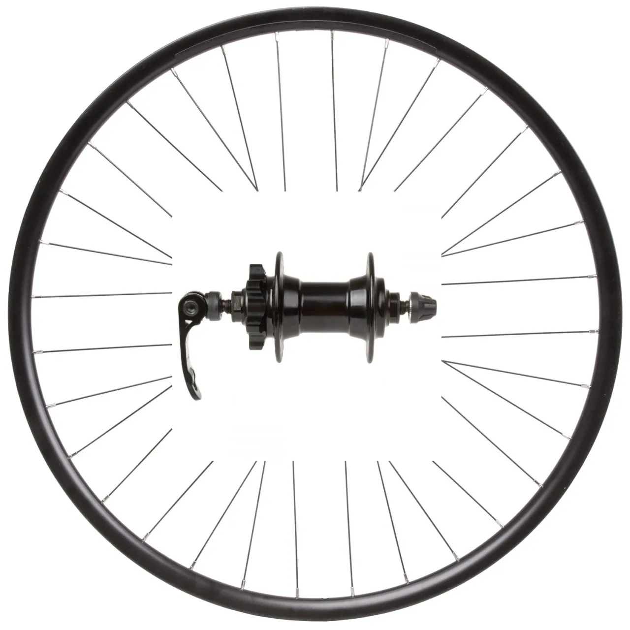 Roata Fata 26"(559x21C) Basic Only-Capsata-36H-FD -Bile (3/4)