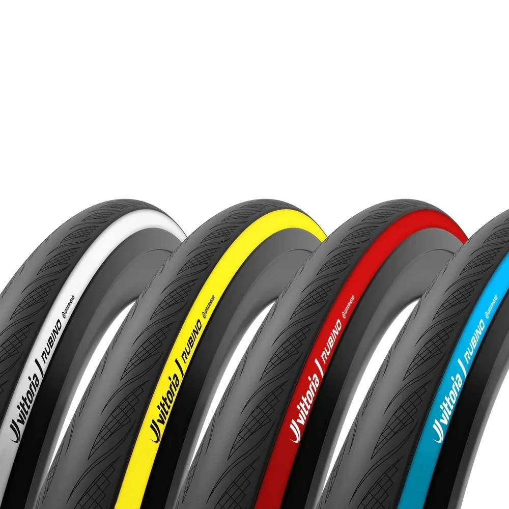 Anvelopa Rubino Tube-Type 700 x28C(28-622) Negru-Rosu Pliabil (3/5)