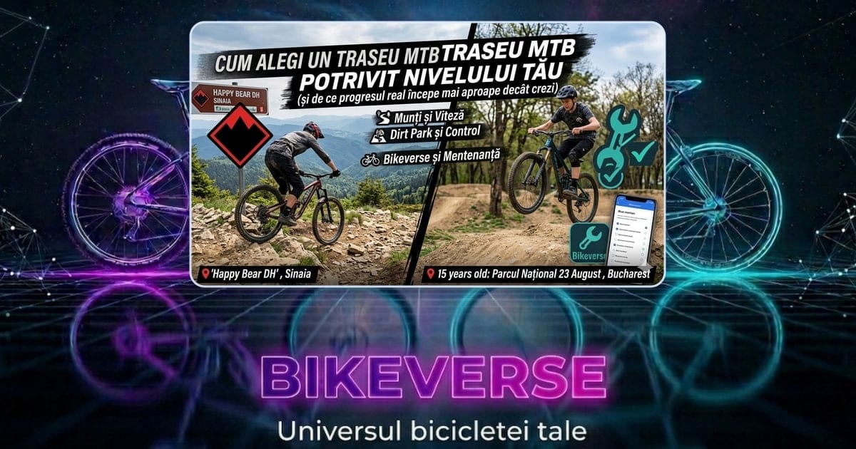 Cum alegi un traseu MTB potrivit nivelului tău – lecții din Poiana Brașov, Sinaia și alte zone tehnice din România