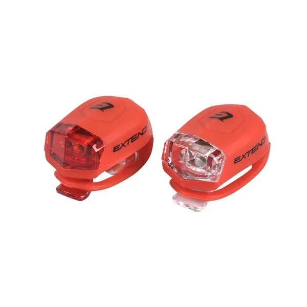 Set Flash cu Baterii Extend FROGGIES (silicone) Rosu