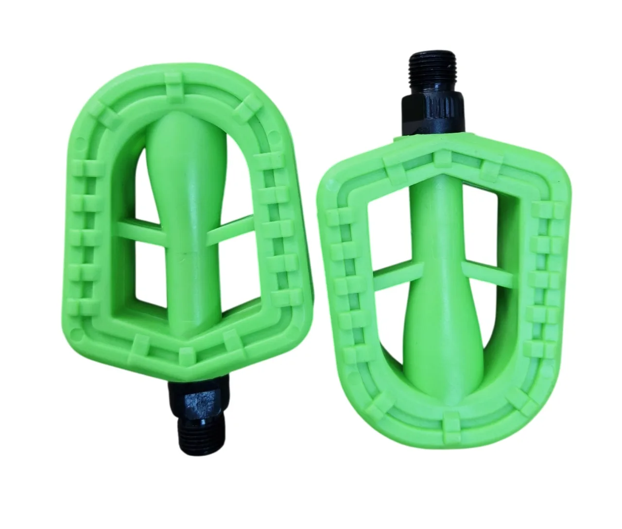Pedale Plastic 24X Ax 9/16" Verde Neon (1/2)